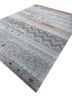 manchaha blue wool and bamboo silk hand knotted Rug - FoldShot manchaha blue wool and bamboo silk hand knotted Rug - FoldShot
