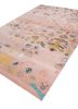 manchaha pink and purple wool and bamboo silk hand knotted Rug - FoldShot manchaha pink and purple wool and bamboo silk hand knotted Rug - FoldShot