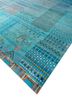 manchaha blue wool and bamboo silk hand knotted Rug - FoldShot manchaha blue wool and bamboo silk hand knotted Rug - FoldShot
