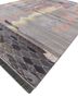 freedom manchaha grey and black wool and bamboo silk hand knotted Rug - FoldShot freedom manchaha grey and black wool and bamboo silk hand knotted Rug - FoldShot