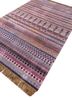 manchaha pink and purple wool and bamboo silk hand knotted Rug - FoldShot