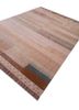 manchaha pink and purple wool and bamboo silk hand knotted Rug - FoldShot