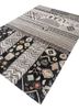 manchaha ivory wool and bamboo silk hand knotted Rug - FoldShot