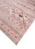 manchaha pink and purple wool and bamboo silk hand knotted Rug - FoldShot