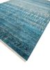 manchaha blue wool and bamboo silk hand knotted Rug - FoldShot manchaha blue wool and bamboo silk hand knotted Rug - FoldShot