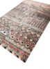 manchaha red and orange wool and bamboo silk hand knotted Rug - FoldShot