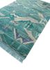 manchaha green wool and bamboo silk hand knotted Rug - FoldShot
