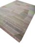manchaha ivory wool and bamboo silk hand knotted Rug - FoldShot