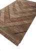 manchaha beige and brown wool and bamboo silk hand knotted Rug - FoldShot manchaha beige and brown wool and bamboo silk hand knotted Rug - FoldShot