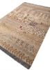 manchaha red and orange wool and bamboo silk hand knotted Rug - FoldShot manchaha red and orange wool and bamboo silk hand knotted Rug - FoldShot