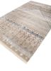 manchaha ivory wool and bamboo silk hand knotted Rug - FoldShot manchaha ivory wool and bamboo silk hand knotted Rug - FoldShot