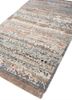 manchaha grey and black wool and bamboo silk hand knotted Rug - FoldShot