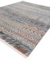 manchaha blue wool and bamboo silk hand knotted Rug - FoldShot