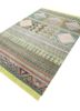 manchaha green wool and bamboo silk hand knotted Rug - FoldShot manchaha green wool and bamboo silk hand knotted Rug - FoldShot
