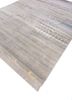 manchaha grey and black wool and bamboo silk hand knotted Rug - FoldShot manchaha grey and black wool and bamboo silk hand knotted Rug - FoldShot