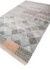 manchaha grey and black wool and bamboo silk hand knotted Rug - FoldShot manchaha grey and black wool and bamboo silk hand knotted Rug - FoldShot