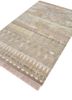 manchaha ivory wool and bamboo silk hand knotted Rug - FoldShot manchaha ivory wool and bamboo silk hand knotted Rug - FoldShot