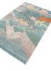 manchaha blue wool and bamboo silk hand knotted Rug - FoldShot manchaha blue wool and bamboo silk hand knotted Rug - FoldShot
