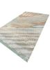 manchaha green wool and bamboo silk hand knotted Rug - FoldShot