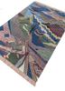 manchaha pink and purple wool and bamboo silk hand knotted Rug - FoldShot