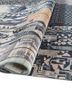 manchaha blue wool and bamboo silk hand knotted Rug - FoldShot manchaha blue wool and bamboo silk hand knotted Rug - FoldShot