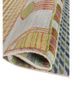 manchaha red and orange wool and bamboo silk hand knotted Rug - FoldShot