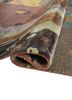 manchaha red and orange wool and bamboo silk hand knotted Rug - FoldShot manchaha red and orange wool and bamboo silk hand knotted Rug - FoldShot