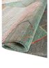 manchaha blue wool and bamboo silk hand knotted Rug - FoldShot