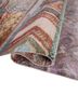 manchaha pink and purple wool and bamboo silk hand knotted Rug - FoldShot