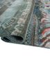 manchaha blue wool and bamboo silk hand knotted Rug - FoldShot