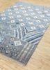 manchaha blue wool and bamboo silk hand knotted Rug - FoldShot manchaha blue wool and bamboo silk hand knotted Rug - FoldShot