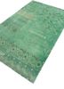 manchaha green wool and bamboo silk hand knotted Rug - FoldShot manchaha green wool and bamboo silk hand knotted Rug - FoldShot