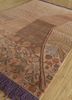 manchaha beige and brown wool and bamboo silk hand knotted Rug - FoldShot