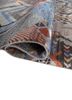 manchaha grey and black wool and bamboo silk hand knotted Rug - FoldShot manchaha grey and black wool and bamboo silk hand knotted Rug - FoldShot