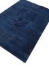 manchaha blue wool and bamboo silk hand knotted Rug - FoldShot manchaha blue wool and bamboo silk hand knotted Rug - FoldShot
