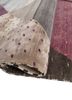 freedom manchaha grey and black wool and bamboo silk hand knotted Rug - FoldShot