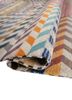 freedom manchaha blue wool and bamboo silk hand knotted Rug - FoldShot freedom manchaha blue wool and bamboo silk hand knotted Rug - FoldShot
