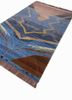 freedom manchaha ivory wool and bamboo silk hand knotted Rug - FoldShot freedom manchaha ivory wool and bamboo silk hand knotted Rug - FoldShot