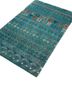manchaha blue wool and bamboo silk hand knotted Rug - FoldShot manchaha blue wool and bamboo silk hand knotted Rug - FoldShot