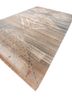 freedom manchaha beige and brown wool and bamboo silk hand knotted Rug - FoldShot