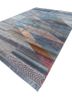 freedom manchaha blue wool and bamboo silk hand knotted Rug - FoldShot freedom manchaha blue wool and bamboo silk hand knotted Rug - FoldShot