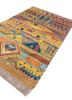freedom manchaha gold wool and bamboo silk hand knotted Rug - FoldShot freedom manchaha gold wool and bamboo silk hand knotted Rug - FoldShot