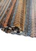 freedom manchaha blue wool and bamboo silk hand knotted Rug - FoldShot