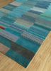 manchaha blue wool and bamboo silk hand knotted Rug - FoldShot manchaha blue wool and bamboo silk hand knotted Rug - FoldShot