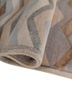 manchaha beige and brown wool and bamboo silk hand knotted Rug - FoldShot