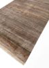 manchaha beige and brown bamboo silk hand knotted Rug - FoldShot
