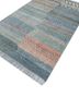 manchaha blue wool hand knotted Rug - FoldShot