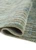 aprezo blue afghan wool hand knotted Rug - FoldShot aprezo blue afghan wool hand knotted Rug - FoldShot