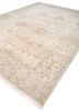 erbe ivory afghan wool hand knotted Rug - FoldShot erbe ivory afghan wool hand knotted Rug - FoldShot