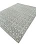 erbe blue afghan wool hand knotted Rug - FoldShot erbe blue afghan wool hand knotted Rug - FoldShot